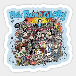 nfgggg band Sticker